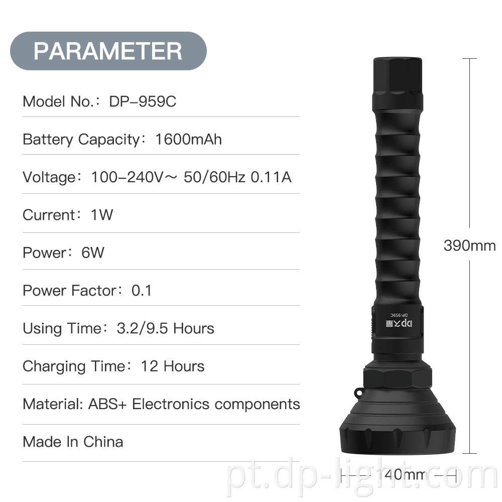 Portable Daily Carry Torch Flashlight